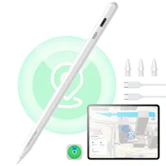 ESR ipad ペン 用 Find My「探す」機能付きスタイラス 2025-2018, iPad Pro 13/12.9/11-M4 iPad Air 5/4/13/11-M2, iPad 11/10/9/8/7 & iPad Mini  3ed5c615
