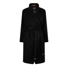 ボス レディース アウター ジャケット・ブルゾン コート Boss C_Caylina1 Coat Ld00 Black 001 ブラック