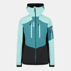 ミレー レディース アウター ジャケット・ブルゾン Millet Shield Softshell Jacket Black ブラックのサムネイル