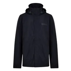 ジャックウルフスキン メンズ アウター ジャケット・ブルゾン ジャケット Jack Wolfskin Wolfskin Stormy 2L Jacket Mens Black ブラック