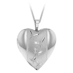 ビー ユー レディース アクセサリー ネックレス・チョーカー・ペンダントトップ レース Be You Sterling Silver Butterfly Locket Necklace Silver シルバー