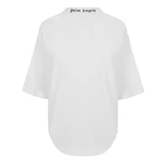 パーム・エンジェルス レディース トップス Tシャツ ロゴ PALM ANGELS Back Logo TShirt White ホワイトのサムネイル