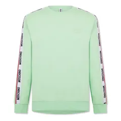 モスキーノ メンズ アウター パーカー・スウェット スウェット シャツ MOSCHINO Tape Sweatshirt Green グリーンのサムネイル