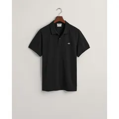 ガント メンズ トップス ポロシャツ キャップ Gant REG SHIELD SS PIQUE POLO CAPRI Black 005 ブラックのサムネイル