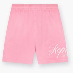 リプレゼント メンズ ボトムス ハーフパンツ・ショーツ メッシュ ショートパンツ Represent Mens Owners Club Script Meshorts Pink ピンク