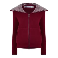 セルフポートレイト レディース アウター ニット・セーター ニット SELF PORTRAIT Self Diamante Knit Ld52 Burgundy バーガンディのサムネイル