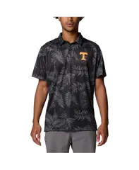 コロンビア メンズ トップス ポロシャツ Tシャツ Columbia Mens Black Tennessee Volunteers PFG Super Terminal Tackle OmniShade Bangalows Polo Black ブラック