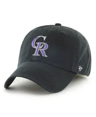 47 ブランド メンズ アクセサリー 帽子 ロゴ 47 Brand Mens Black Colorado Rockies Franchise Logo Fitted Hat Black ブラック