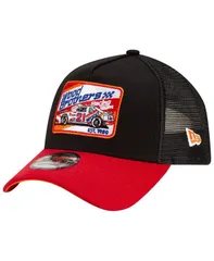 ニューエラ メンズ アクセサリー 帽子 New Era Mens Black Wood Brothers Racing Legends AFrame 9FORTY Snapback Hat Black ブラック