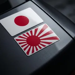 煽り運転防止シール 日の丸 旭日旗 右翼 ステッカー 車 バイク (5) [5]