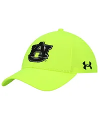 アンダーアーマー メンズ アクセサリー 帽子 Under Armour Mens Neon Yellow Auburn Tigers Signal Call Performance Flex Hat Yellow イエロー