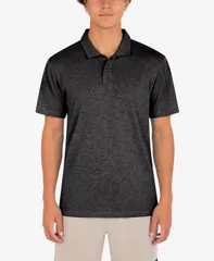 ハーレー メンズ トップス ポロシャツ Hurley Mens Ace Vista Short Sleeve Polo Shirt Black ブラックのサムネイル