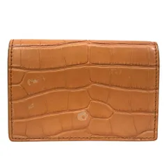 【美品・希少】　ボッテガヴェネタ　クロコダイル　三つ折り財布　カセット　イントレ BOTTEGA VENETA（ボッテガ・ヴェネタ） 希少 浸透斑染 豪華