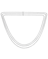 ブリング メンズ アクセサリー ネックレス・チョーカー・ペンダントトップ Tシャツ レース Bling Jewelry Set of 3 Thin 25MM Silver Gold Black Stainless Steel Rolo Chain Neckla