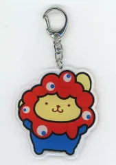 【中古】キーホルダー ポムポムプリン(会場限定カラー/立ち) ミャクミャクなりきりアクリルキーホルダー 「ミャクミャク×サンリオキャラクターズ EXPO2025」