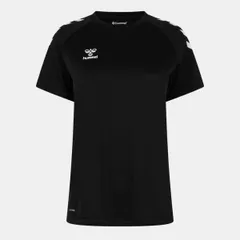 ヒュンメル レディース トップス Tシャツ 半袖 Hummel Womens Core ShortSleeve Performance TShirt Black ブラックのサムネイル