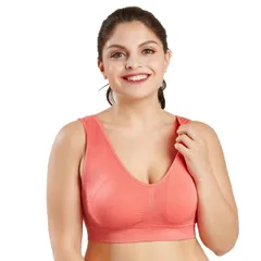 ナイトブラ スポーツブラ 大きいサイズ 育乳 ノンワイヤ― 脇高 脇肉 谷間 カップ付き パッド取外 お休みブラ ハーフトップ シンプル 無地 ha9