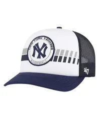 47 ブランド メンズ アクセサリー 帽子 47 Brand Mens WhiteNavy New York Yankees Cooperstown Collection Pack Express Trucker Adjustable Hat Navy ネイビ