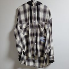 Maison Mihara Yasuhiro フード付きチェックシャツ 佐藤健着 - メルカリ