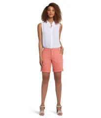 エヌワイディージェイ レディース ボトムス ハーフパンツ・ショーツ プチ ショートパンツ NYDJ Petite Diana Shorts Coral Haze コーラル