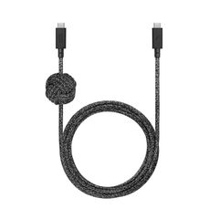 【新品】 Native Union Anchor Cable 240W ? 10フィートの補強された編み込みUSB-CからUSB-C Power Delivery 3.1充電ケーブル、ウェイト付き結び目付き ? iPhone 15、15 Pro Max、M 0