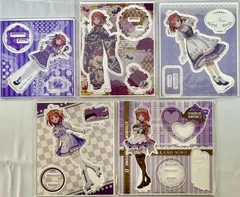 未開封　五等分の花嫁∬ 中野二乃 アクリルスタンド アクリルフィギュア 5種セット　まとめ売り