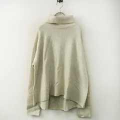 未使用 アーバンリサーチサニーレーベル URBAN RESEARCH Sonny Label 外接ぎタートルニットプルオーバー F＼オフホワイト【2400014853209】