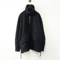 美品 ザリラクス THE RERACS LIGHT MELTON WOOL HARRINGTON JACKET 38＼ネイビー メルトン ハリントンジャケット【2400014855210】のサムネイル