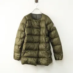 ピレネックス PYRENEX HWO058 COCOON ダウンジャケット 36＼カーキ コクーン ノーカラー タフタ ブルゾン【2400014859898】のサムネイル
