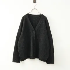 美品 定価3.1万 2025AW ネストローブ nest Robe ウールVネックラグランカーディガン F＼チャコールグレー ニット 羽織り【2400014854251】のサムネイル
