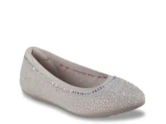 スケッチャーズ レディース シューズ パンプス Skechers Cleo 20 Mesmerizing Nights Ballet Flat Taupe トープのサムネイル