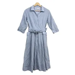 CELFORD(セルフォード) ワンピース サイズ38 M レディース美品  - ライトブルー シャツワンピ/7分袖/ロング丈