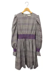 アディアム Camellia dress 42483 ワンピース 0 グレー チェック ITS41RDNFYYTのサムネイル