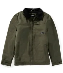 ハーレー メンズ アウター ジャケット・ブルゾン フリース ジャケット Hurley Robson Polar Fleece Jacket Deep OliveBlack ブラックのサムネイル