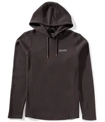 ハーレー メンズ アウター パーカー・スウェット パーカー Hurley Fairfax Long Sleeve Thermal Hoodie Dark Stone Grey グレー