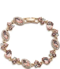 ジバンシー レディース アクセサリー ブレスレット・バングル・アンクレット Givenchy Crystal Flex Line Bracelet Pink ピンク
