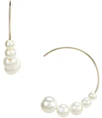 シャシ レディース アクセサリー ピアス・イヤリング SHASHI Pema Hoop Earrings Gold ゴールドのサムネイル