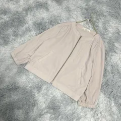 【MAJESTIC LEGON　マジェスティックレゴン】薄手ジップアップブルゾン (M) フェミニンのサムネイル