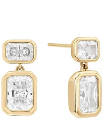 シャシ レディース アクセサリー ピアス・イヤリング SHASHI Emerald Baguette Drop Earrings Gold ゴールドのサムネイル