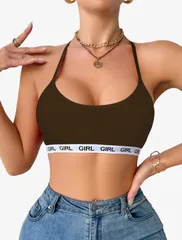 【新品】レディース 美背中✨ 快適 バックレス スポーツブラ ヨガウェア ノンワイヤー