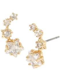 ベッツィジョンソン レディース アクセサリー ピアス・イヤリング Betsey Johnson CZ Stone Delicate Shooting Star Ear Crystal Climberのサムネイル