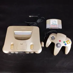 【D29232】ジャンク 任天堂 ニンテンドー64 NUS-001 JPN ゴールド