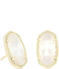 ケンドラスコット レディース アクセサリー ピアス・イヤリング Kendra Scott Ellie Gold Stud Earrings Ivory MOP アイボリー