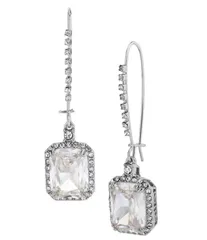 ベッツィジョンソン レディース アクセサリー ピアス・イヤリング Betsey Johnson Crystal Drop Earrings Silver シルバーのサムネイル