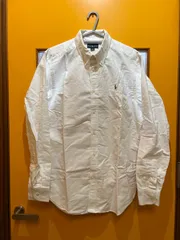 Y【Y2-41】◇ Ralph  Lauren　170  165/88サイズ　ボタンダウンシャツ　白色　メンズ