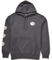 ボルコム メンズ アウター パーカー・スウェット ロゴ グラフィック Volcom Exacto Pullover Graphic Logo Hoodie Wash Black ブラックのサムネイル