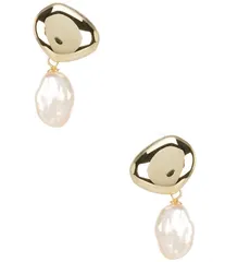 シャシ レディース アクセサリー ピアス・イヤリング SHASHI Carter Pearl Drop Earrings GoldPearl パールのサムネイル