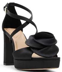 テッドベーカー レディース シューズ サンダル サテン Ted Baker London Maddy Rose Satin Dress Sandals Satin Black ブラック