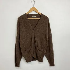 Ralph Etonは ラルフイートン ニット カーディガン 長袖 Vネック ウール 古着 vintage ブラウン系 C277