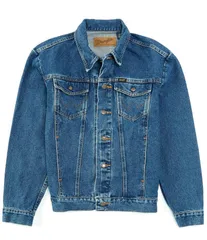 ラングラー メンズ アウター ジャケット・ブルゾン シャツ デニム WranglerR Cowboy CutR Long Sleeve Unlined Denim Shirt Stonewash デニのサムネイル